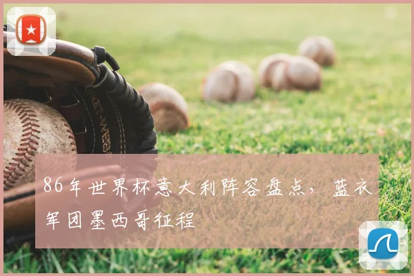 86年世界杯意大利阵容盘点,蓝衣军团墨西哥征程